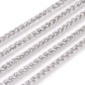Tarnish Resistant 304 Stainless Steel Wheat Chains