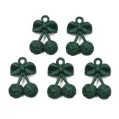Spray Painted Alloy Pendants