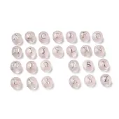 26Pcs Transparency Glass Beads