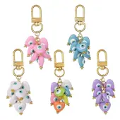 Heart with Evil Eye Resin Pendant Decorations