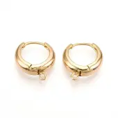 Brass Hoop Earring Finding