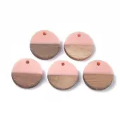 Resin & Walnut Wood Pendants