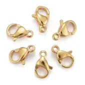 Beadthoven 304 Stainless Steel Lobster Claw Clasps