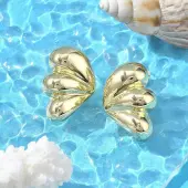 Brass Stud Earrings for Women
