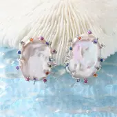 925 Sterling Silver Natural Pearl Stud Earrings