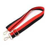 Nylon Stripe Pattern Bag Straps