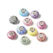 Opaque Resin European Beads