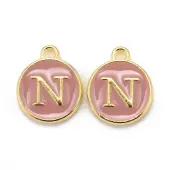 Golden Plated Alloy Enamel Charms