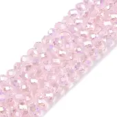 Electroplate Glass Beads Strands