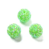 Acrylic Rhinestone Ball Beads