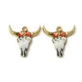Zinc Alloy Enamel Pendants