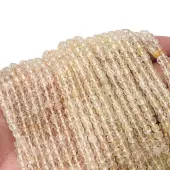 Natural Rutilated Quartz Beads Strands