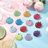 Cloth Apple Alligator Hair Clips