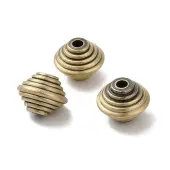 Tibetan Style Rack Plating Brass Beads