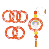 5Pcs Ring Food Grade Eco-Friendly Silicone Beads