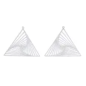 Non-Tarnish 201 Stainless Steel Filigree Pendants