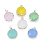 Brass Glass Charms