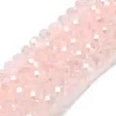 Baking Electroplate Glass Beads Strands