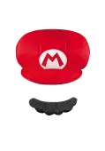 Child Super Mario Bros. Mario Hat and Mustache Costume Kit | Nintendo Accessories