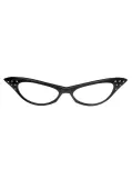 50's Black Frame Costume Glasses | Decade Accessories