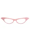 50s Costume Pink Frame Glasses | 50s Accessories