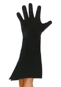 Kid's Black Superhero Costume Gloves | Superhero Accessories