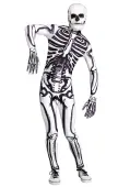White Skeleton Costume for Men | Skeleton Costumes
