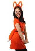 Orange Furry Fox Moving Costume Tail | Fox Accessories