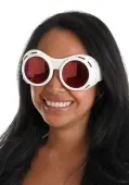 Hyper Vision White/Red Goggles for Adults