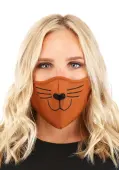 Brown Cat Face Mask for Adults | Cat Accessories