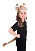 Soft Giraffe Headband & Tail Kit