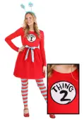 Dr. Seuss Women's Thing 1 & 2 Costume Dress | Dr. Seuss Costumes