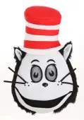 The Cat in The Hat Mouth Mover Adult Mask