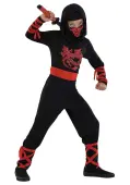 Blood Dragon Ninja Boy's Costume | Kid's Ninja Costumes