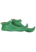 Green Munchkin / Elf Adult Costume Shoe Covers | Christmas Accessories
