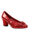 Child Red Sequin Costume Shoes | Wizard of Oz Shoes