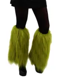 Adult Grinch Fuzzy Leg Warmers | Grinch Costume Accessories