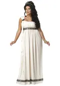 Women's Plus Size Olympic Goddess Costume