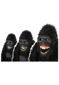 Goin Ape Gorilla Adult Costume Mask | Animal Accessories