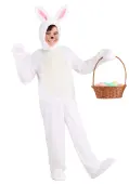 Child Open Face White Bunny Costume | Easter Costumes