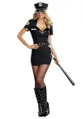 Women's Officer Anita Bribe Costume | Police Women Costume