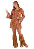 Women's Peace & Love Hippie Costume | Hippie Costumes