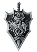 Dragon Lord Sword and Shield Costume Prop | Knight Accessories