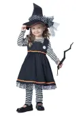 Girl's Crafty Little Witch Toddler Costume | Kid's Witch Costumes