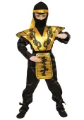 Mortal Ninja Kombat Boy's Costume | Ninja Costumes