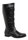 Adult Black Superhero Boots | Superhero Costume Accessories