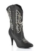Black Cowgirl Adult Boots