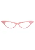 50s Costume Pink Frame Glasses | 50s Accessories