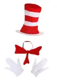 Adult Cat in the Hat Accessory Costume Kit