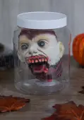 Head in a Jar Halloween Prop | Zombie Decorations